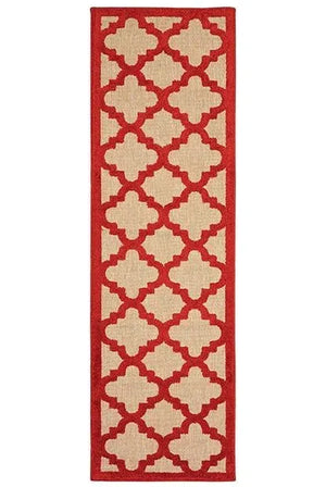 Cayman 660R Sand/ Red Rug