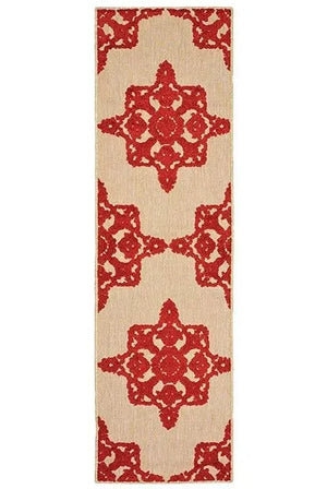 Cayman 97R Sand/ Red Rug