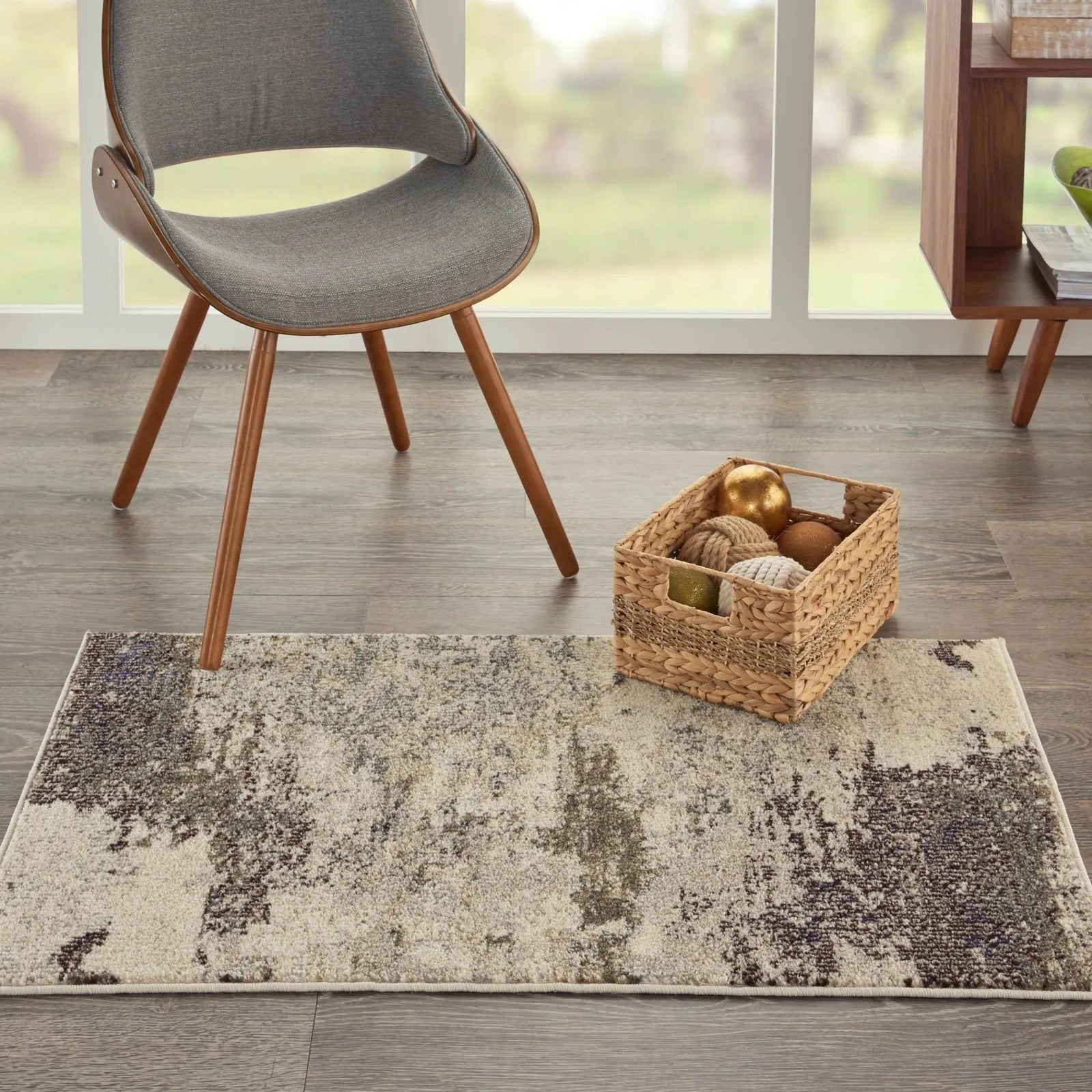 Celestial CES02 Ivory/Grey Rug
