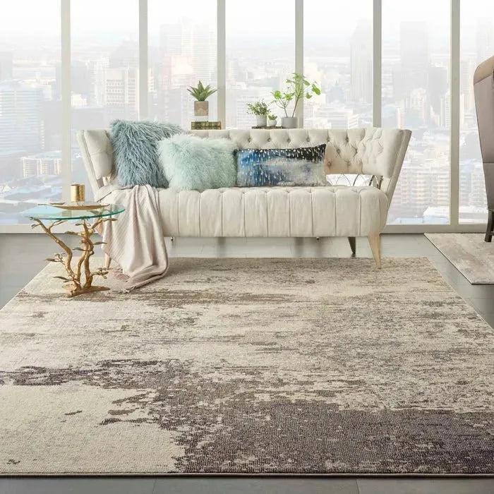 Celestial CES02 Ivory/Grey Rug