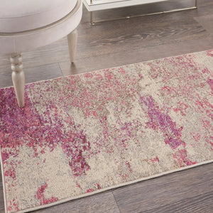 Celestial CES02 Ivory/Pink Rug