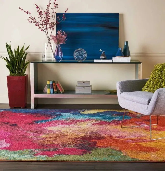 Celestial CES04 Palette Rug