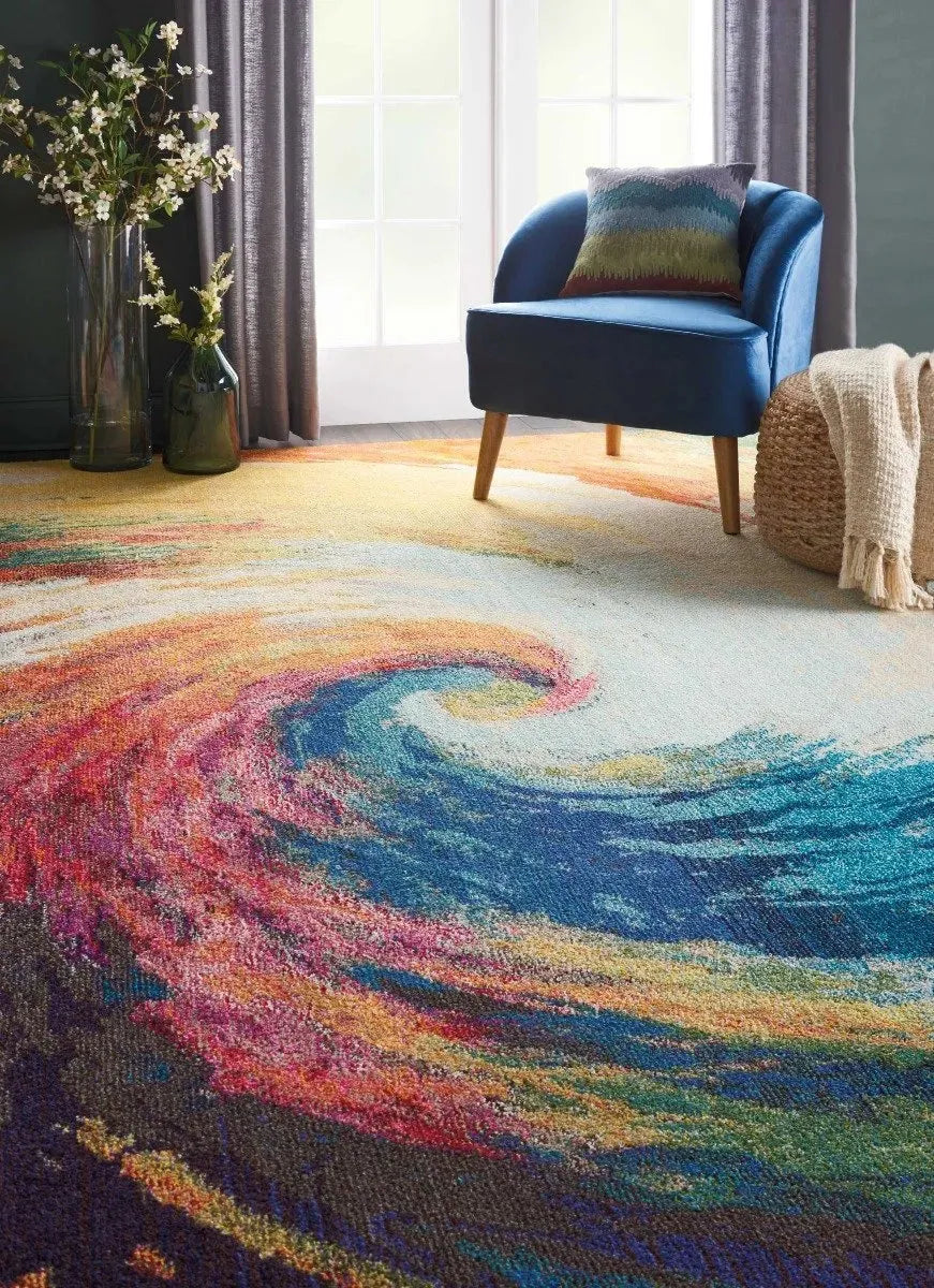 Celestial Ces07 Wave Rug