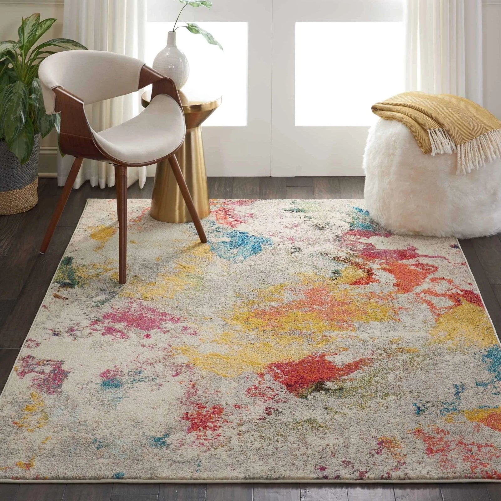Celestial CES12 Ivory/Multi Rug