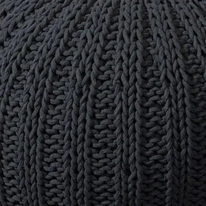 Celtic 08124CHA Charcoal Pouf