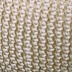 Celtic 08125BNS Bone/Silver Pouf