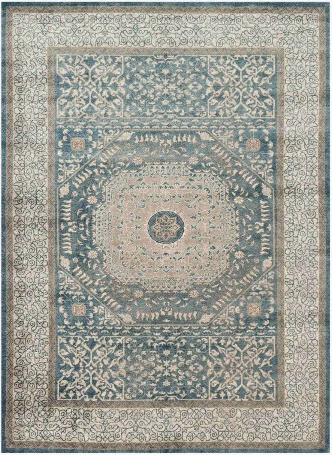 Century CQ 01 Blue / Sand Rug
