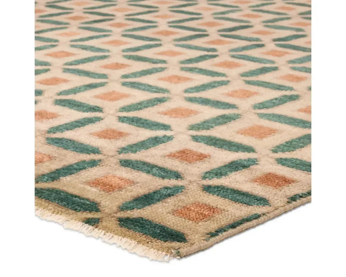 Cera CRA02 Sand/Green Rug