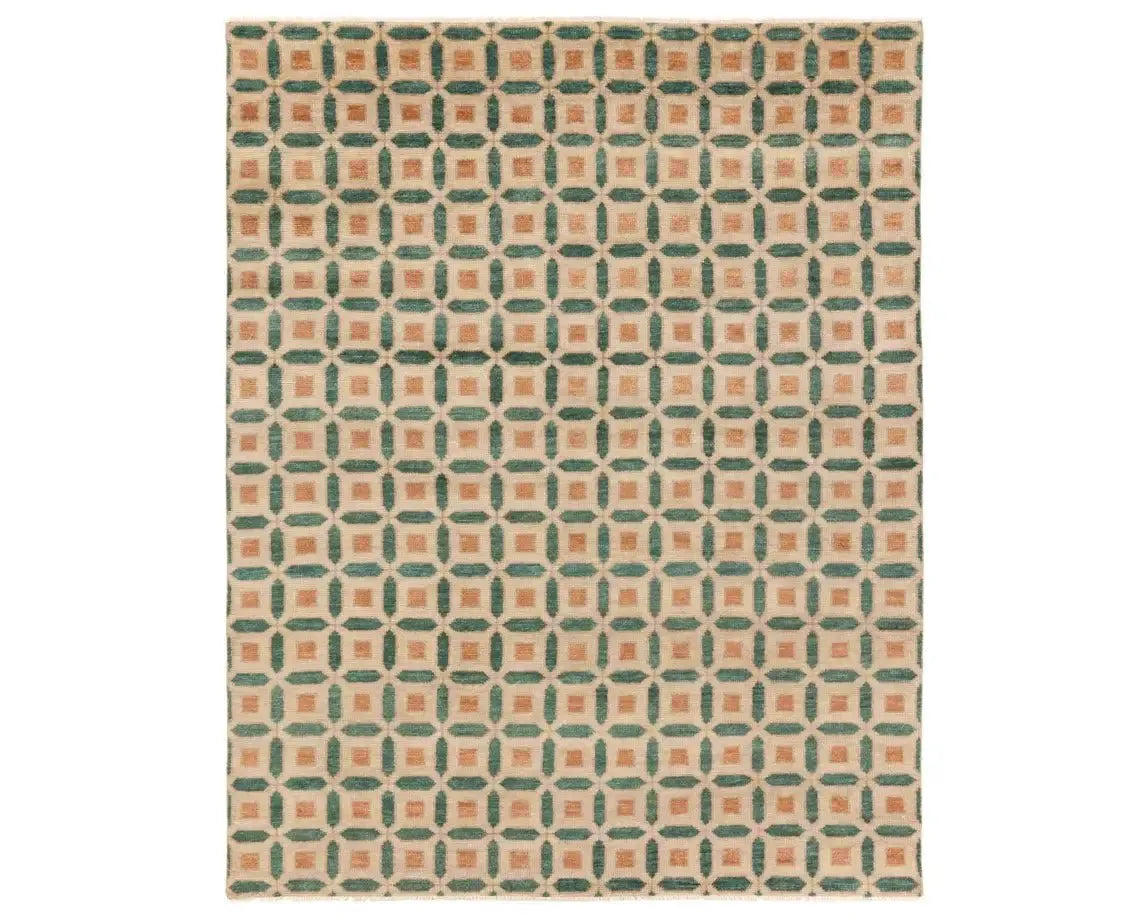 Cera CRA02 Sand/Green Rug