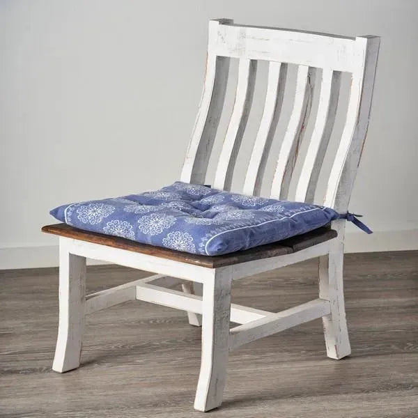 Chair Cushion Lr05242 Twilight Blue/Ivory Pillow