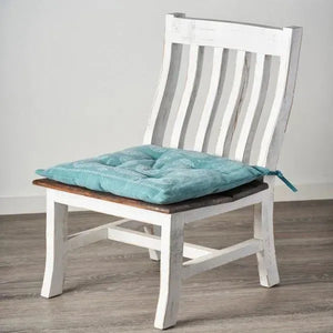 Chair Cushion Lr05243 Teal/Ivory Pillow