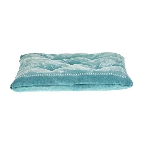 Chair Cushion Lr05243 Teal/Ivory Pillow