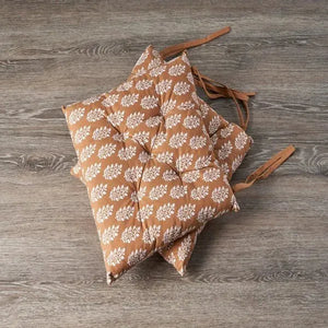 Chair Cushion Lr05277 Raw Sienna/Ivory Pillow