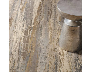 Chaos Theory By Kavi CKV19 Bandi Moonlight/Faded Denim Rug