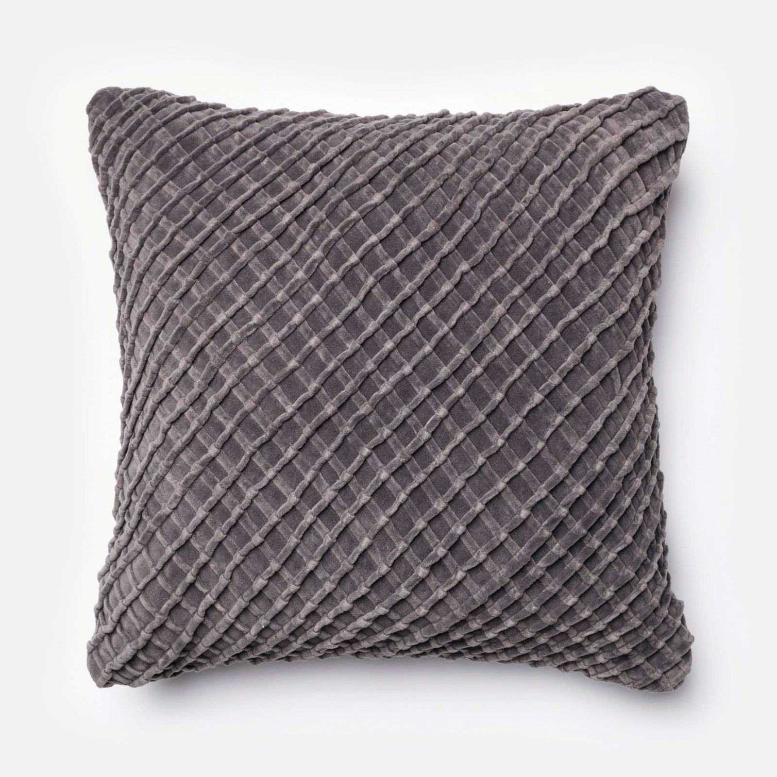 Charcoal Square P0125 Pillow