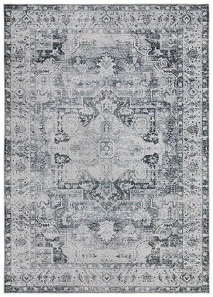 Charleston CHA03 Charcoal/Grey Rug