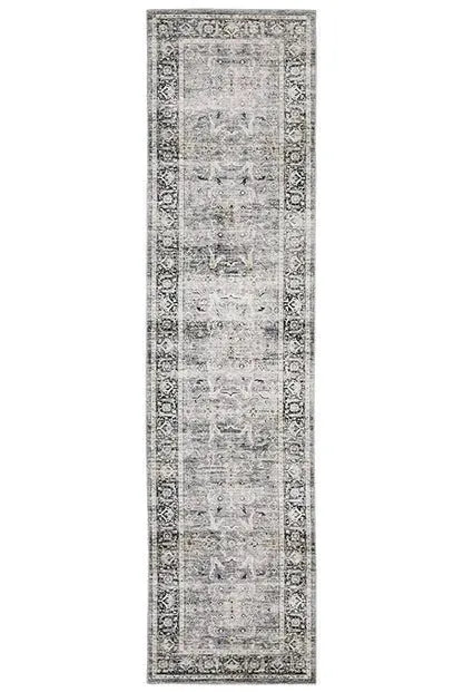 Charleston CHA07 Charcoal/Grey Rug