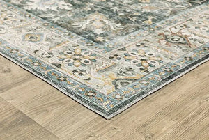 Charleston CHA09 Green Rug