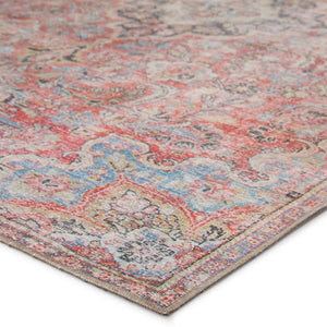 Chateau Cht01 Foix Red/Light Blue Rug