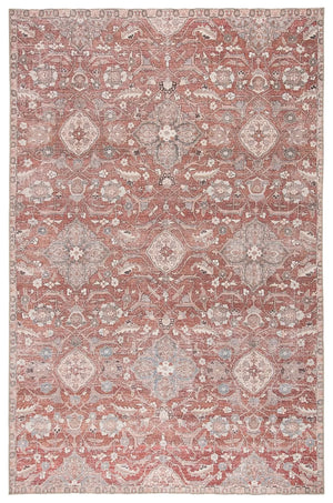 Chateau Cht02 Aden Red/Gray Rug