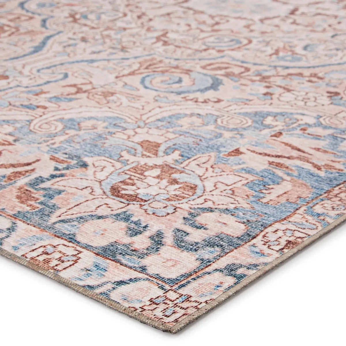 Chateau Cht04 Annette Blue/Light Pink Rug