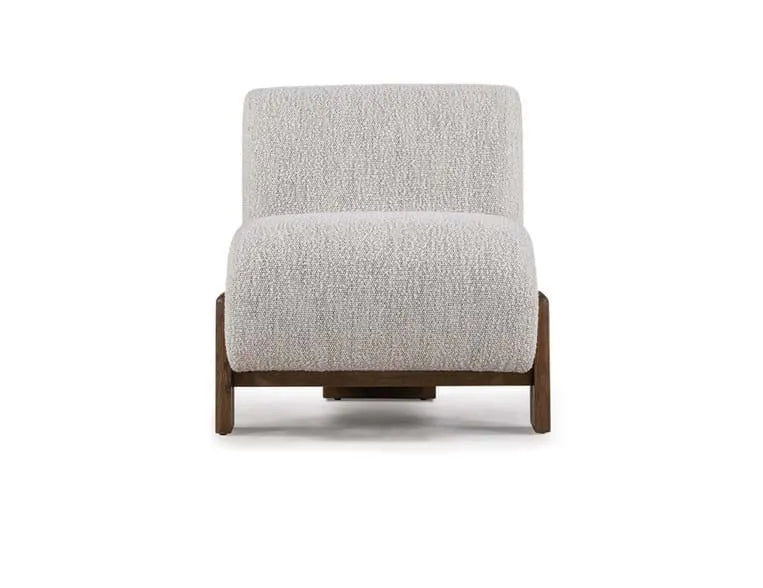 Chelsea Accent Chair Rust Boucle/Ivory Boucle