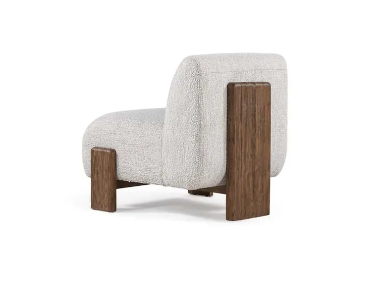 Chelsea Accent Chair Rust Boucle/Ivory Boucle
