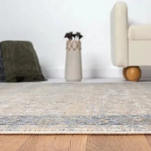 Cheshire 82406BLE Blue/Beige Rug