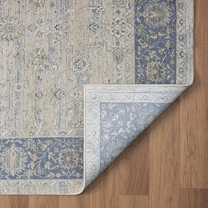 Cheshire 82406BLE Blue/Beige Rug