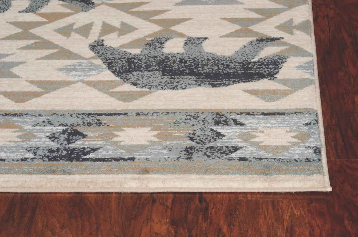 Chester 5634 Montana Ivory/Blue Rug