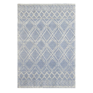 Chloe 7724 Blue/Ivory Geo Rug