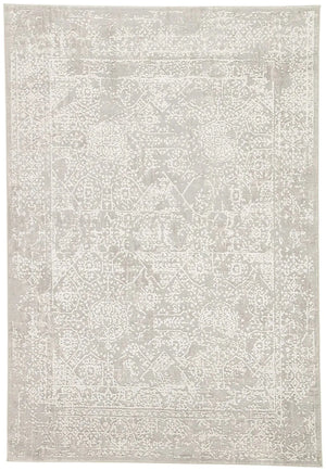 Cirque CIQ04 Lianna Gray / White Rug
