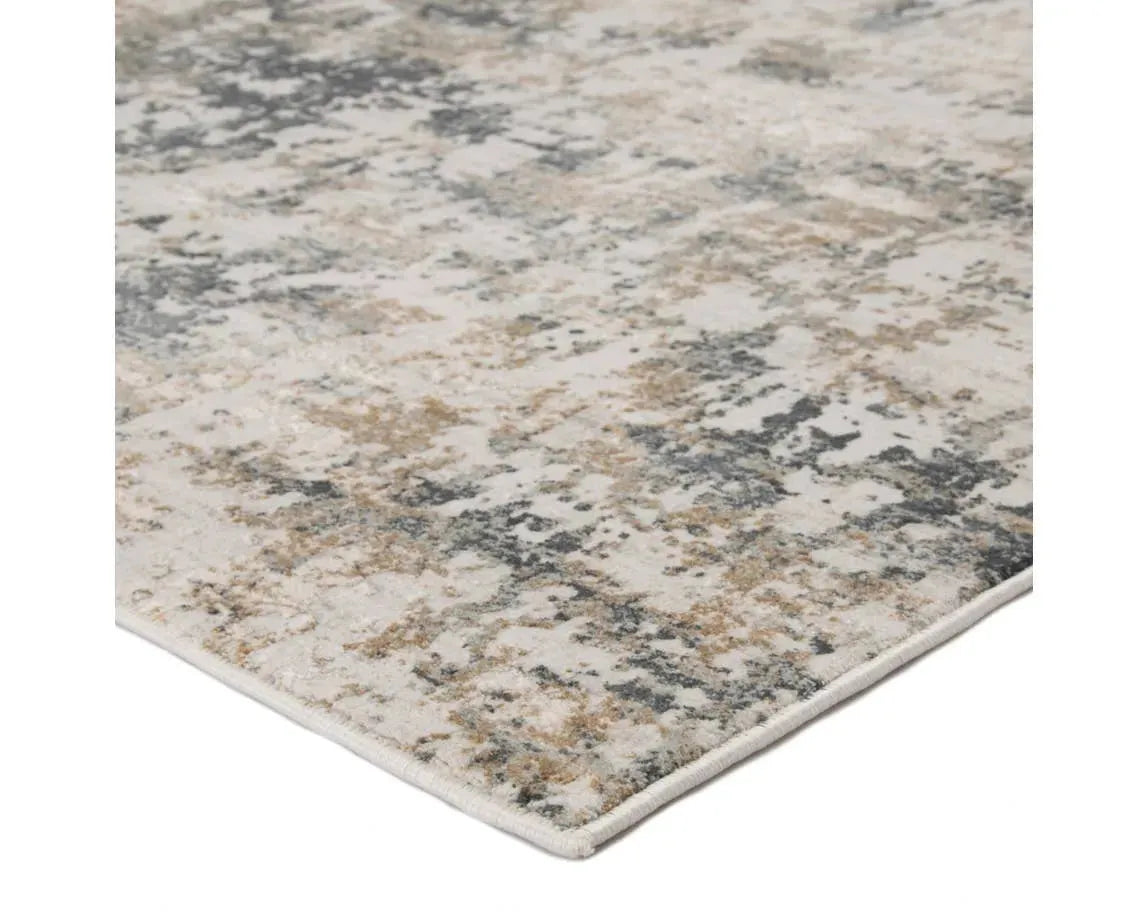 Cirque CIQ09 Arvo White / Dark Gray Rug