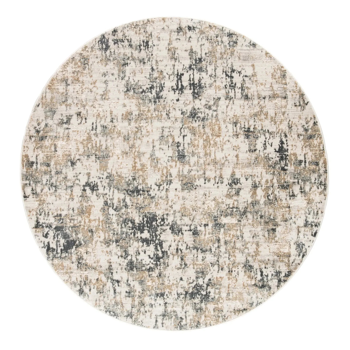 Cirque CIQ09 Arvo White / Dark Gray Rug