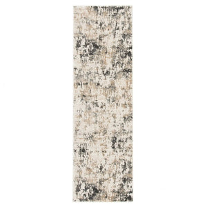 Cirque CIQ09 Arvo White / Dark Gray Rug