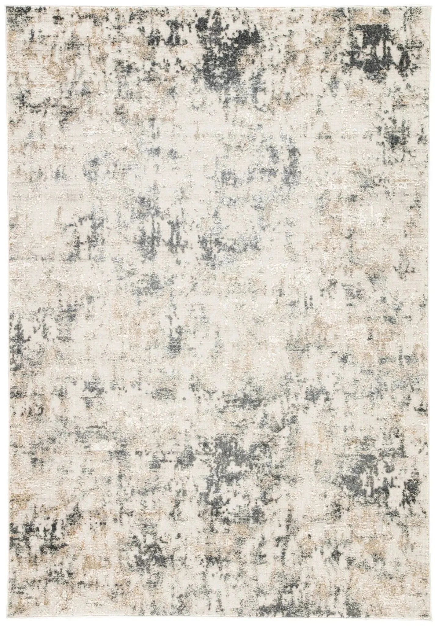 Cirque CIQ09 Arvo White / Dark Gray Rug