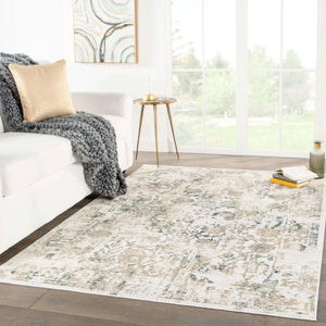 Cirque CIQ16 Clara White Sand/Castlerock Rug