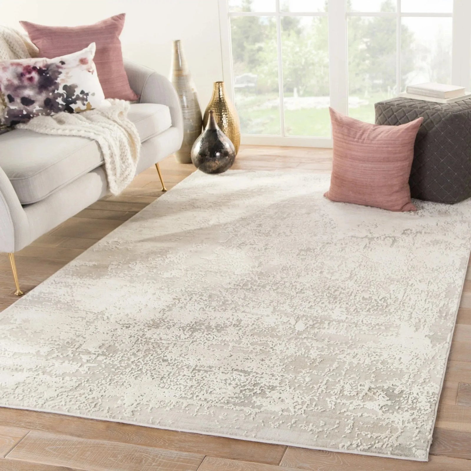 Cirque CIQ31 Brixt Gray/Ivory Rug