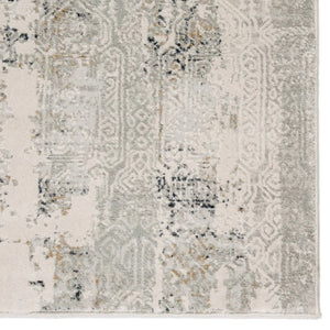 Cirque Ciq35 Jaspal Gray/White Rug