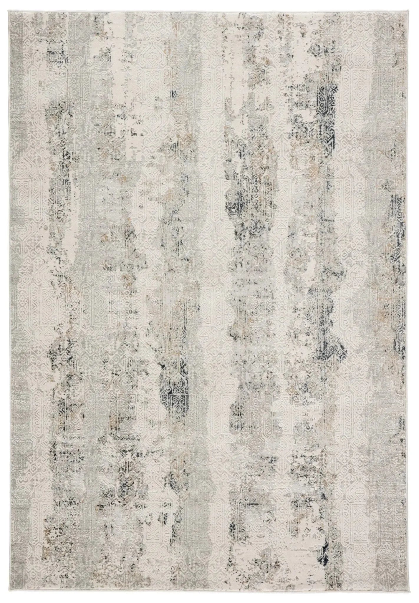 Cirque Ciq35 Jaspal Gray/White Rug