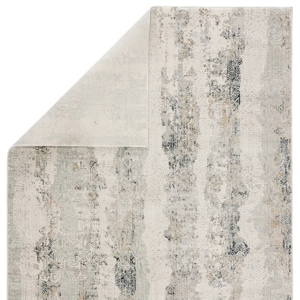 Cirque Ciq35 Jaspal Gray/White Rug