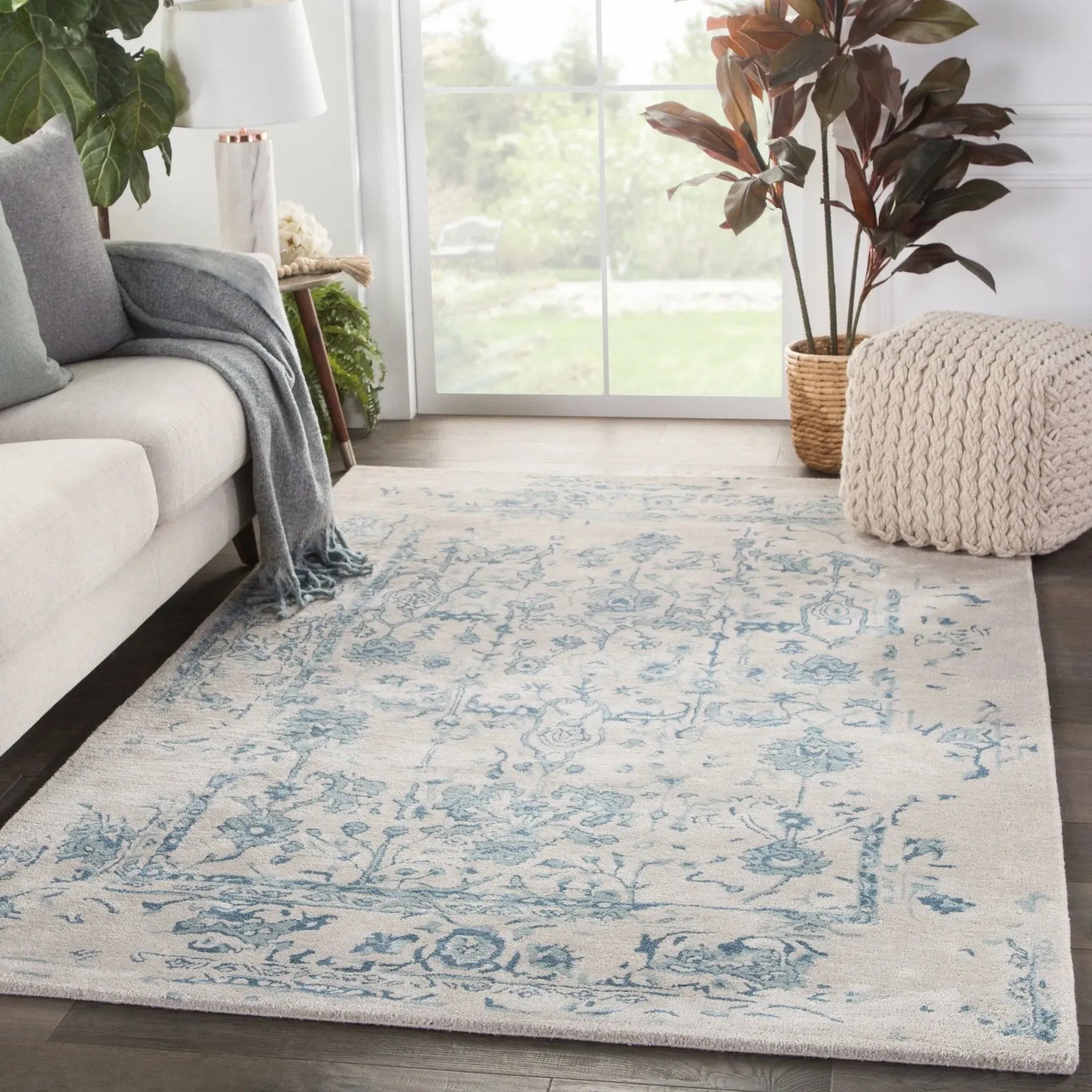 Citrine CIT06 Margate Light Gray/Blue Rug