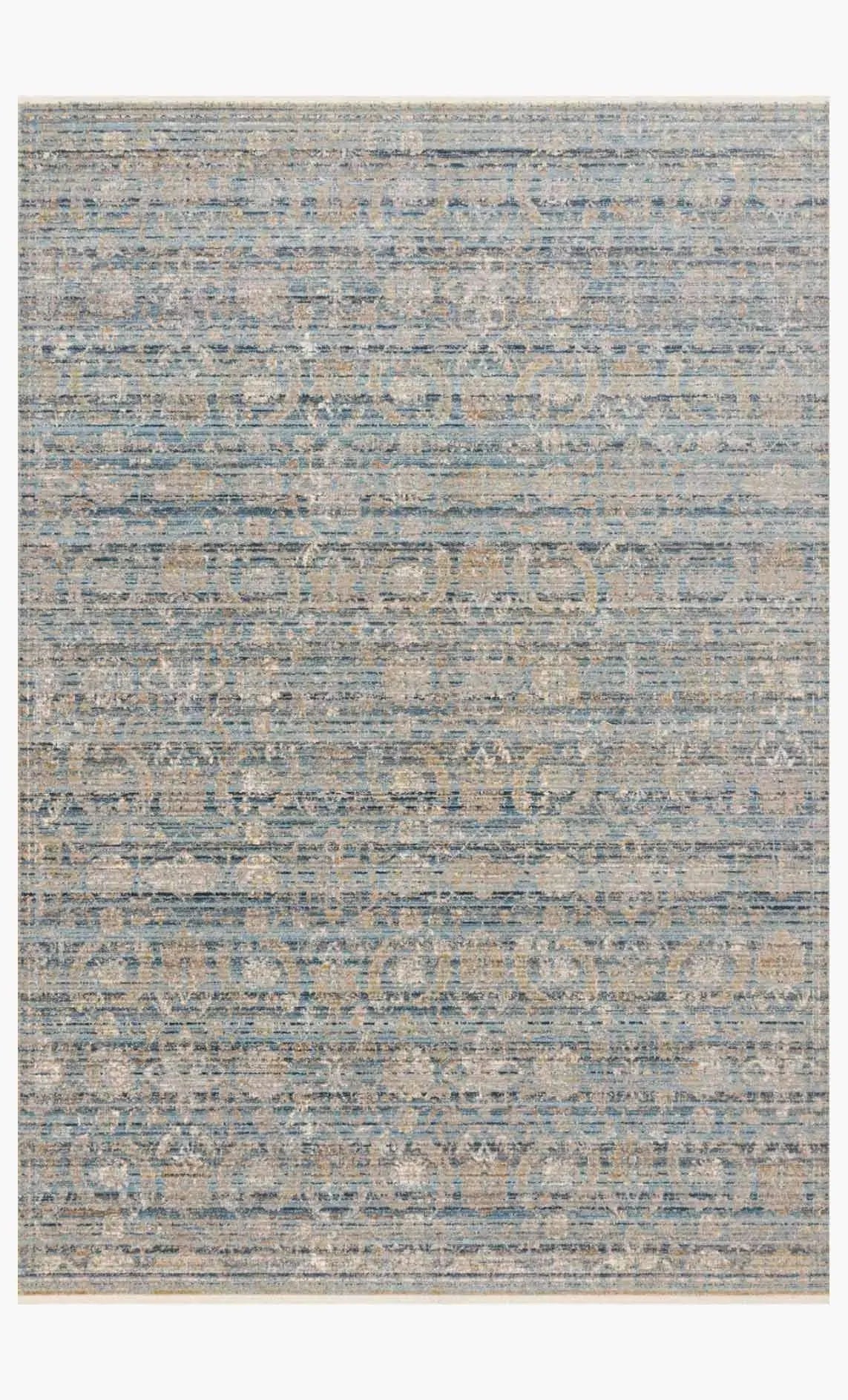 Claire CLE-03 Ocean/Gold Rug