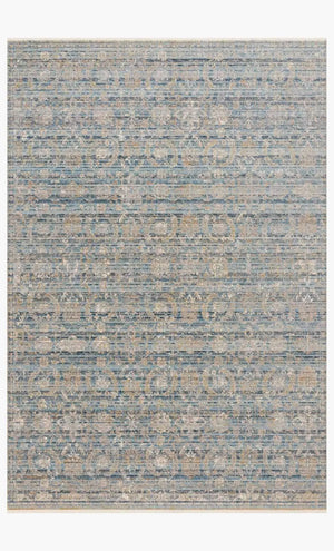 Claire CLE-03 Ocean/Gold Rug
