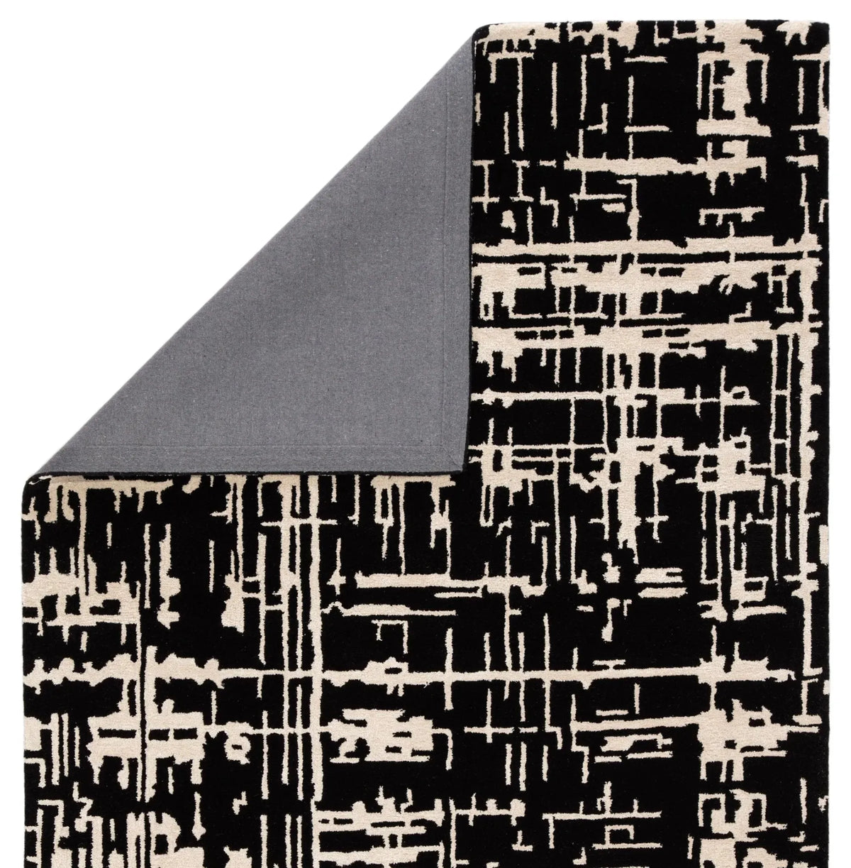 Clayton CLN16 Pals Black/Cream Rug