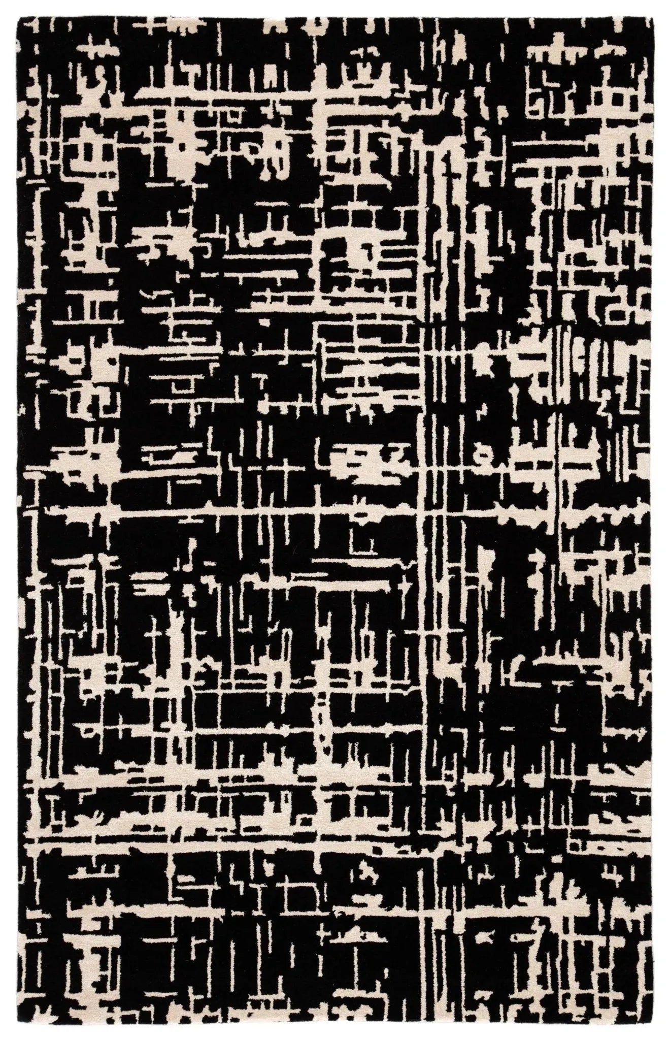 Clayton CLN16 Pals Black/Cream Rug