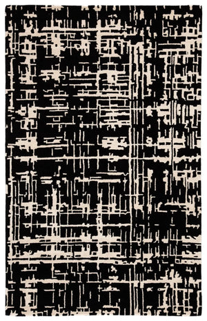 Clayton CLN16 Pals Black/Cream Rug