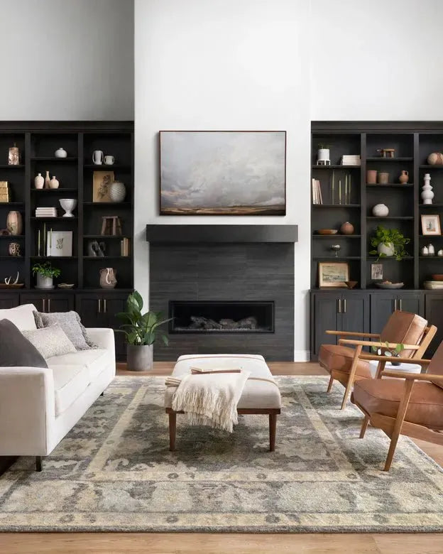 Clement CLM-05 Midnight/Antique Ivory Rug