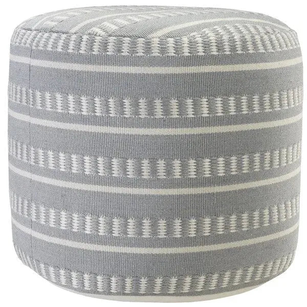 Clementine 34013BLU Blue Pouf