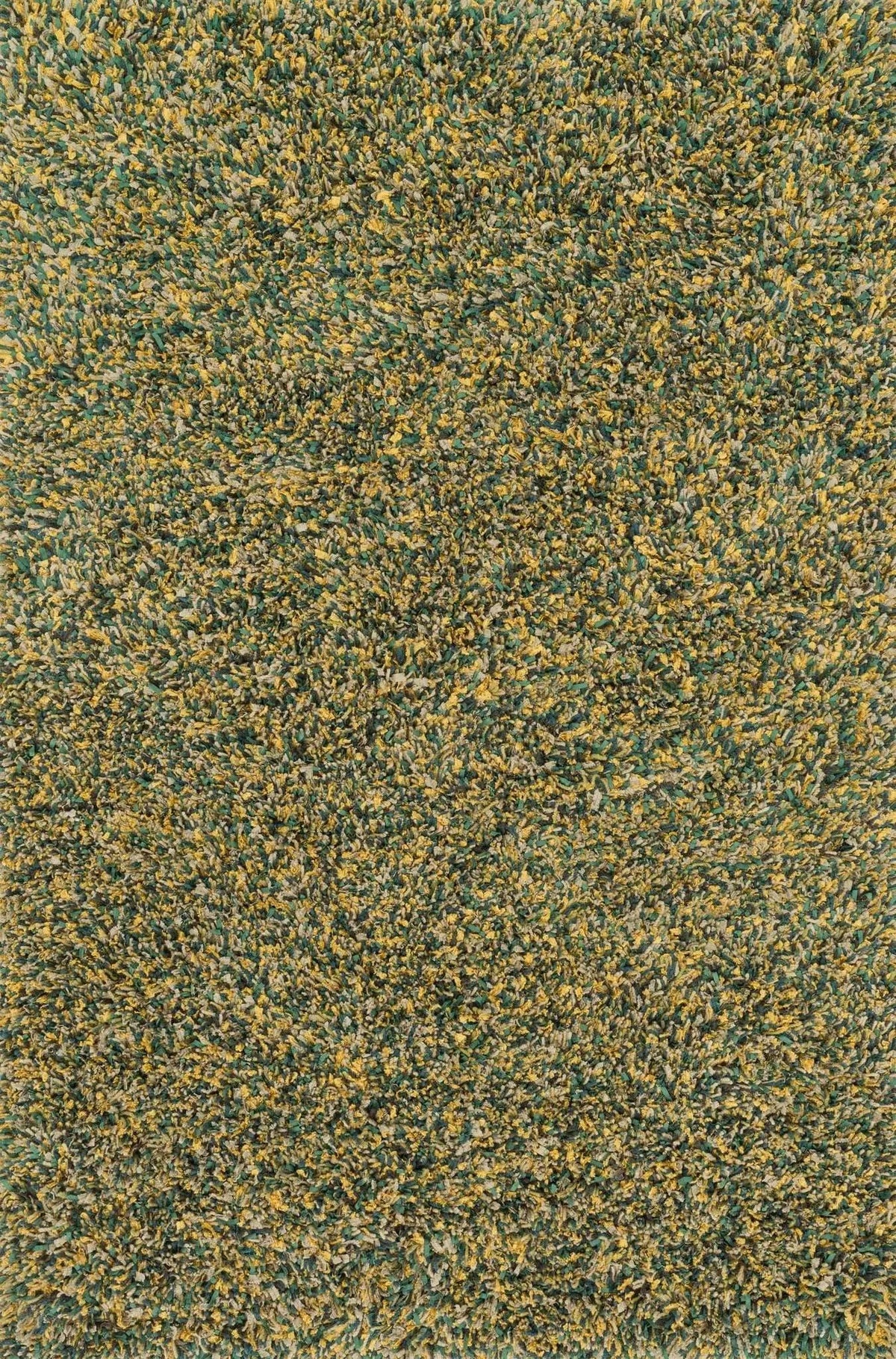 Cleo Shag CO 01 Teal / Gold Rug